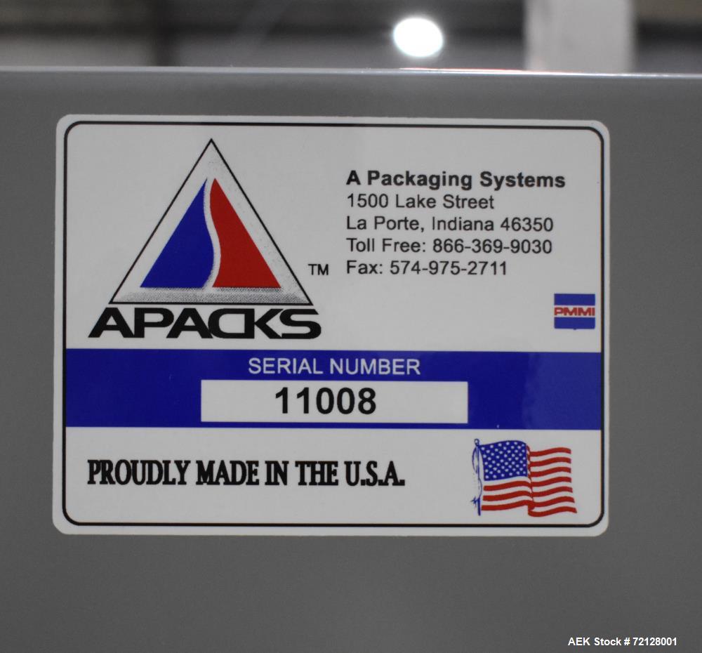 Used Epak / Apacks Econoline Inline Pressure Gravity Liquid Filling Machine